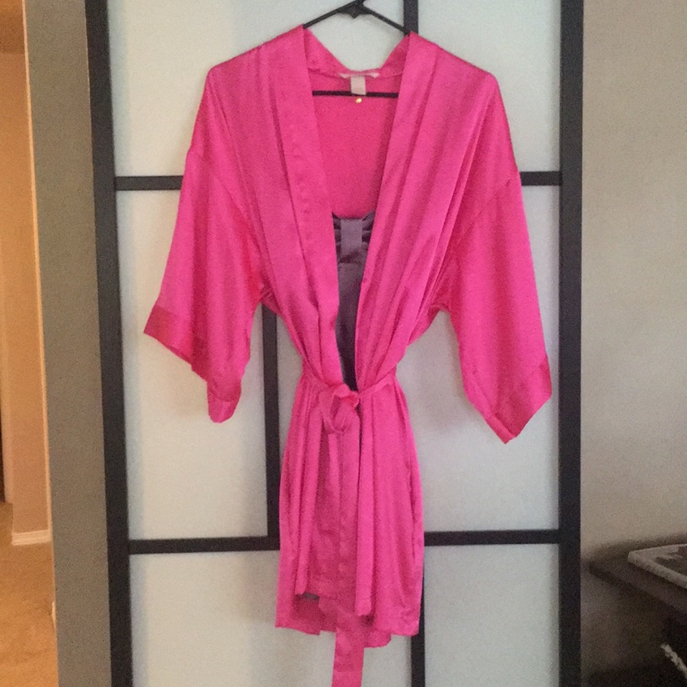 Victoria’s Secret robe and slip